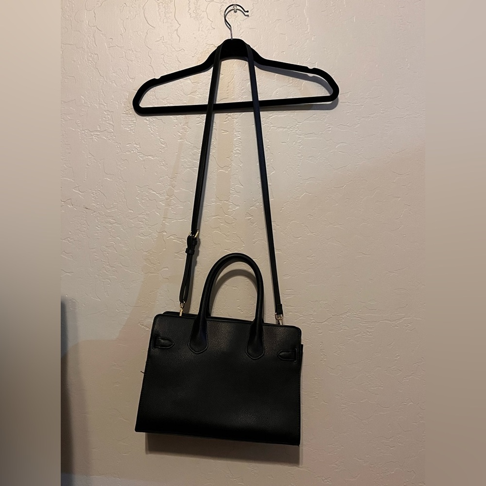 Black cross body everyday bag